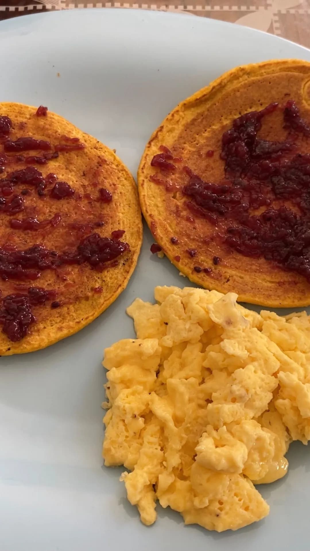 Hot cakes de zanahoria